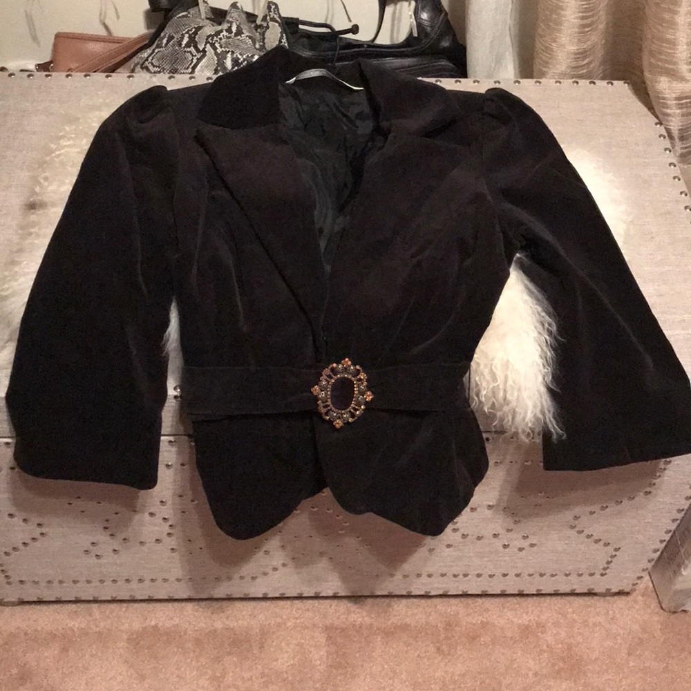 Twelfth Street by Cynthia Vincent velvet blazer